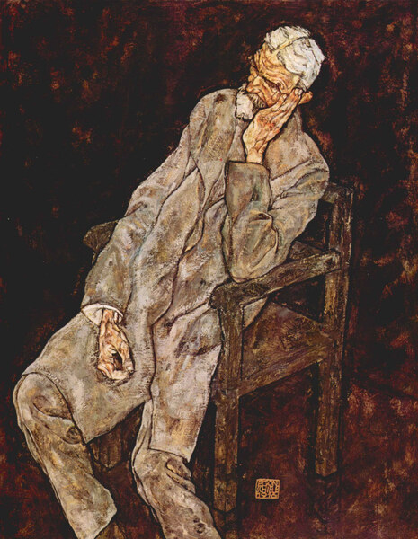 Portrait of Johan Harms by Schiele